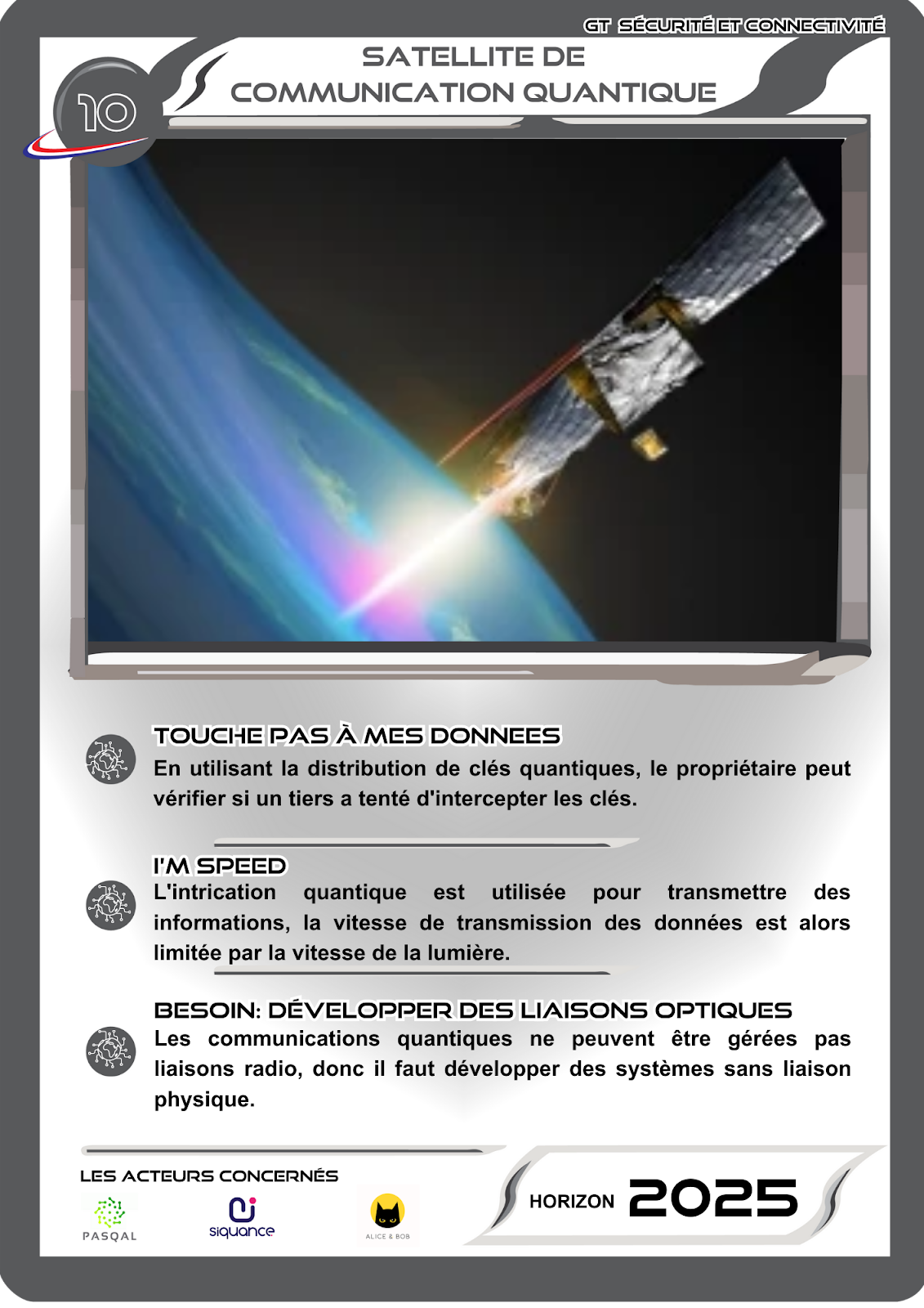 Se doter de satellites de communication quantique
